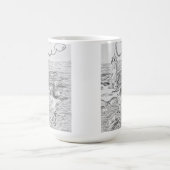 Hand drawn light House on mug Kaffeetasse (Mittel)