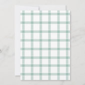 Hand Drawn Little Sprout Locally Grown Baby Shower Einladung (Rückseite)