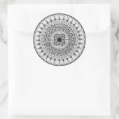 Hand Drawn Mandala Sticker (Tasche)