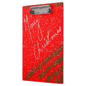 Hand-Drawn Merry Christmas Klemmbrett (Links)