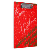 Hand-Drawn Merry Christmas Klemmbrett (Rechts)