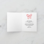 Hand Drawn Merry Little Baby Dusche Vielen Dank Dankeskarte (Innenseite)