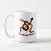 Hand drawn multicoloured funny snakes design kaffeetasse (Links)