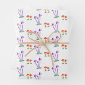 Hand-Drawn Mushroom Wrapping Paper  Geschenkpapier Set (Beispiel)