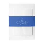 Hand Drawn Nautical Wedding Einladungsbanderole (Vorderseite Beispiel)