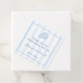 Hand Drawn Oyster Roast Couples Bridal Shower Geschenkanhänger (Beispiel)