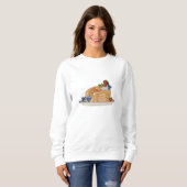 Hand Drawn Pancakes Berries Breakfast Food Sweatshirt (Vorne ganz)