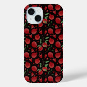 Hand-drawn Pomegranate Fruits Seamless Pattern Case-Mate iPhone Hülle (Rückseite)