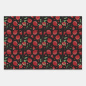 Hand-drawn Pomegranate Fruits Seamless Pattern Geschenkpapier Set (Vorderseite 3)
