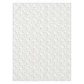 Hand Drawn Queen Anne's Lace-Blume Tischdecke (Vorderseite)