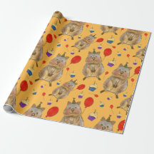 Hand Drawn Quokka Geburtstagswrapping