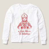 Hand Drawn Red Love Like St. Valentine Heart (Design Vorderseite)