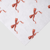 Hand Drawn Red Ribbon Bow Seidenpapier (Detail)