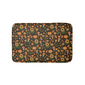 Hand Drawn Rustic Fall Pattern Bath Mat Badematte (Vorderseite)
