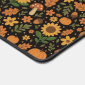Hand Drawn Rustic Fall Pattern Desk Mat Schreibtischunterlage (Ecke)