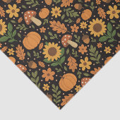 Hand Drawn Rustic Fall Pattern Tissue Paper Seidenpapier (Ausschnitt)