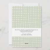 Hand Drawn Sage Green Frohe Weihnachten 2 Foto (Rückseite)