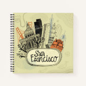 Hand Drawn San Francisco Notizblock (Vorderseite)