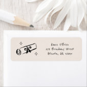 Hand-Drawn Scribble Doodle Graduation Return (Insitu)