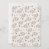 Hand-Drawn Scribble Doodles Graduation Party Einladung (Rückseite)