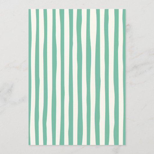 Hand Drawn Scribble Doodles Green St Patrick's Day Einladung (Rückseite)