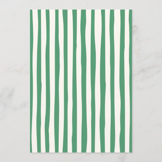 Hand Drawn Scribble Doodles Green St Patrick's Day Einladung (Rückseite)