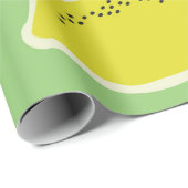 Hand drawn seamless pattern with lemons in yellow, geschenkpapier (Rolleneckpunkt)
