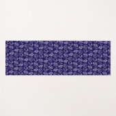 Hand-drawn Seashell Patterned Yoga Mat Yogamatte (Vorderseite (Horizontal))