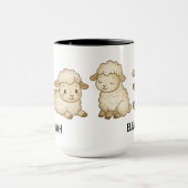 Hand Drawn Sheep Custom Cute Tasse (Zentrum)