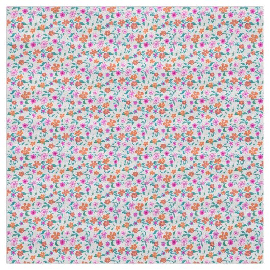Hand Drawn Tiny Floral Pattern Stoff (Muster)