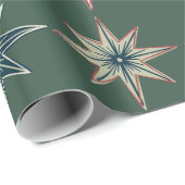 Hand Drawn Twinkle Stars - Holiday Wrapping Paper Geschenkpapier (Rolleneckpunkt)