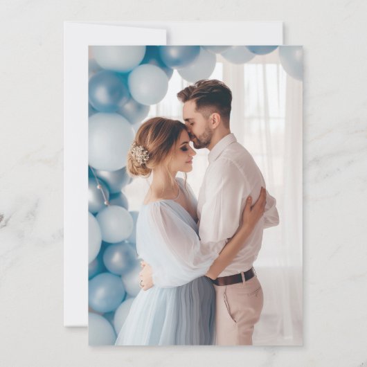 Hand Drawn Valentine Little Sweetheart Baby Shower Einladung (Rückseite)