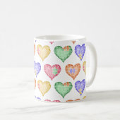 Hand Drawn Watercolor World Autism Awareness Day Kaffeetasse (VorderseiteRechts)