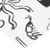 hand drawn wedding marriage champagne fountain tischdecke (Schrägansicht)