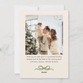 Hand Drawn Whimsical Boho Weihnachten 2 Foto (Rückseite)