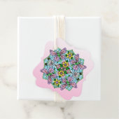 Hand Drawn Whimsical Butterfly Mandala Geschenkanhänger (Beispiel)