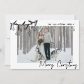 Hand Drawn Whimsical Frohe Weihnachten (Vorderseite)