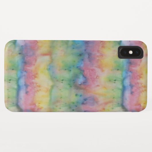 Hand Dyed Rainbow Strip Case-Mate iPhone Hülle (Rückseite (Horizontal))