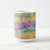 Hand Dyed Rainbow Strip Kaffeetasse (Mittel)