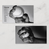 Hand eines Athleten Visitenkarte (Vorne/Hinten)