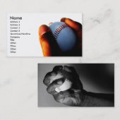Hand eines Athleten Visitenkarte (Vorne/Hinten)