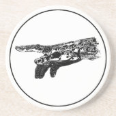 Hand eines Cyborg-Gottes? Untersetzer (Vorne)