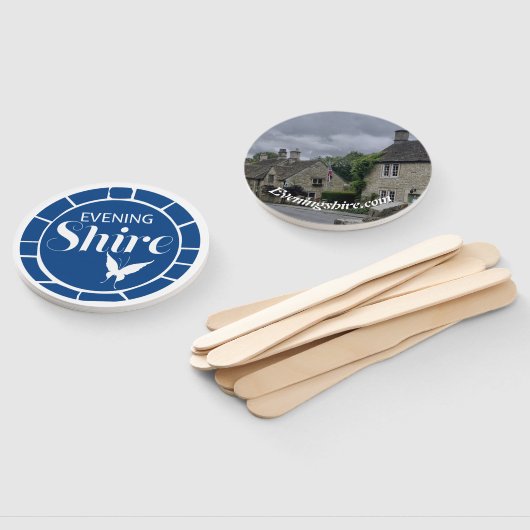 Hand Fan Abend Shire Fächer (Non-assembled)