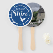 Hand Fan Abend Shire Fächer (Vorne und Hinten)