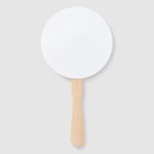 Hand-Fan des White-Round-Programms Fächer (Rückseite)
