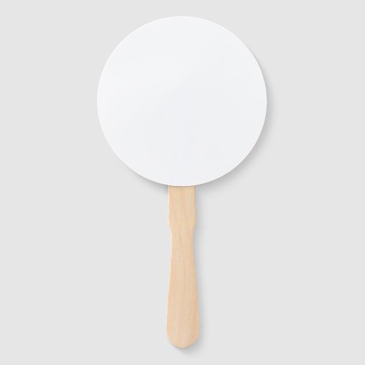 Hand-Fan des White-Round-Programms Fächer (Rückseite)
