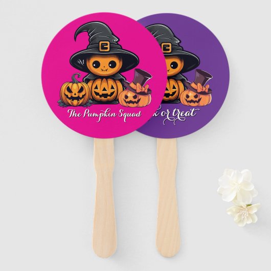 Hand Fan : HALLOWEEN Treat #01 Fächer (Vorne und Hinten)
