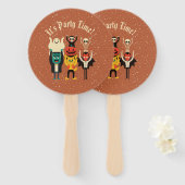 Hand Fans Fächer (Vorne und Hinten)