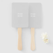 Hand-Fans laden Design hoch Fächer (Vorne und Hinten)