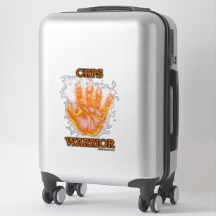 Hand/Flammen...CRPS Aufkleber